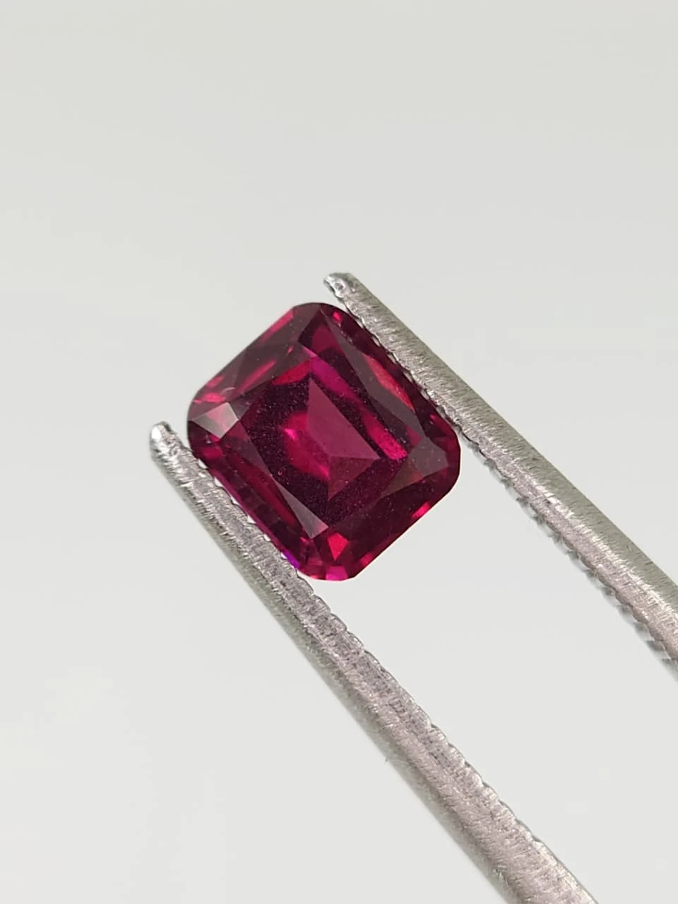 1.1ct Natural Cushion Cut Rhodolite Garnet from Tanzania — view 4